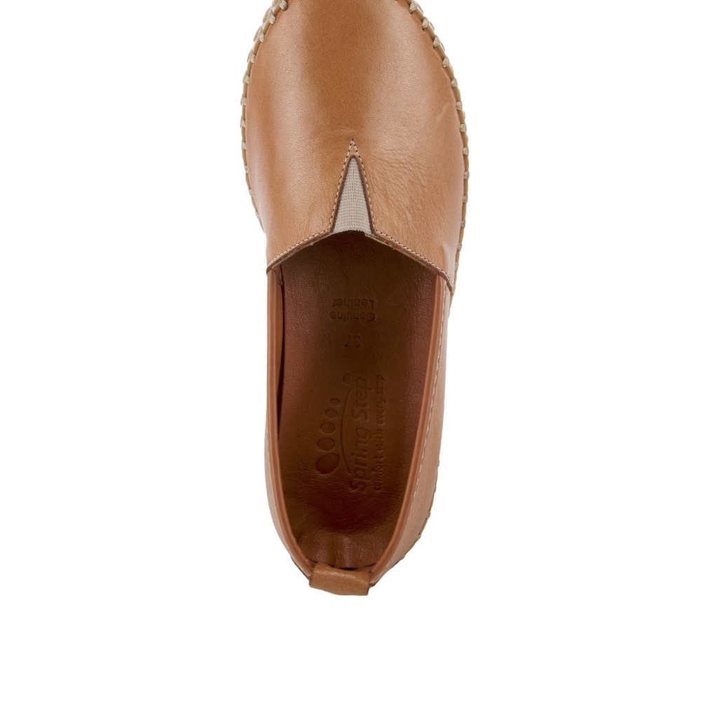Spring Step Brown Slip-On Flats - Picture 2 of 8